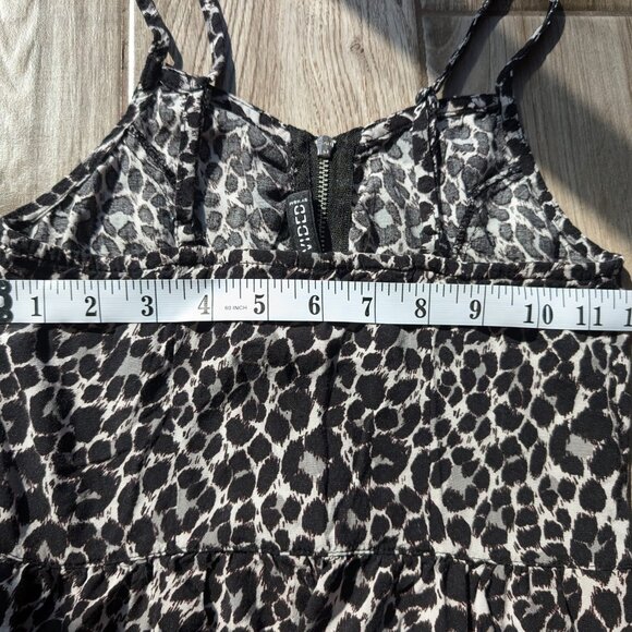 Divided by H&M Leopard Print Plaid Sleeveless Dress - US 2, EUR 34 - Picture 4 of 6